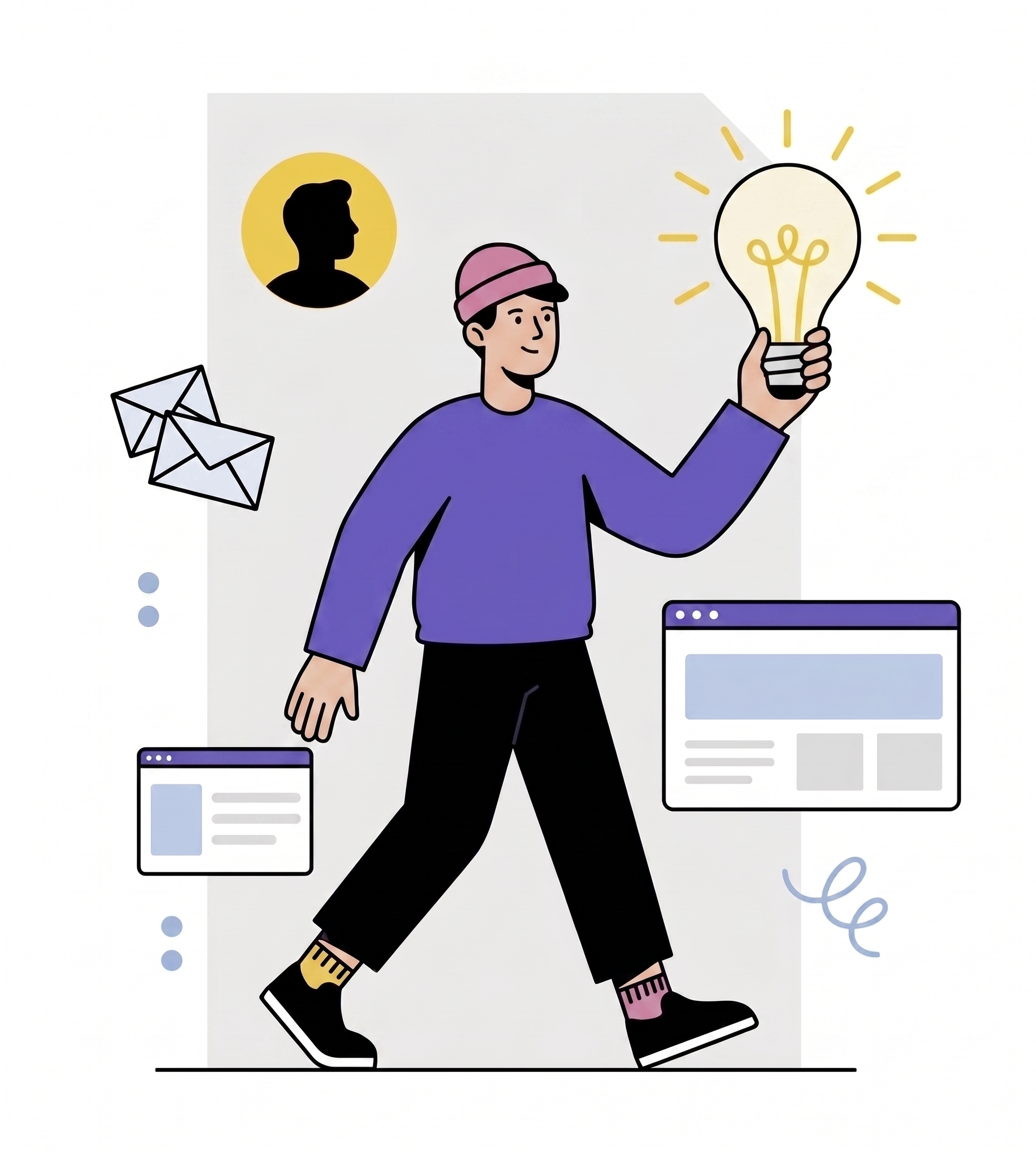 Image on website design and idea generation